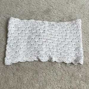 Pacsun Crochet Corset Tube Top
